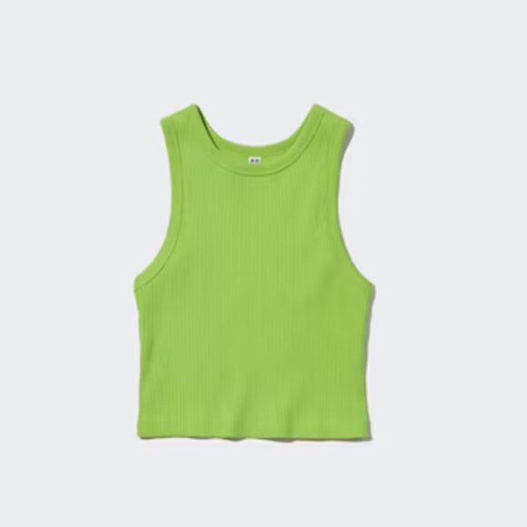 Uniqulo Green Tank - Picture 1 of 4